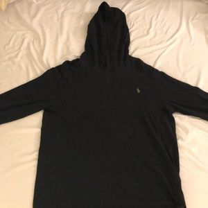Black Polo Ralph Lauren T-Shirt Hoodie